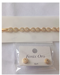 Pulsera y pendientes dorados
